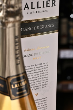 Lallier Blanc de Blancs Grand Cru - шампанское Лалье Блан де Блан Гран Крю 0.75 л белое брют в п/у