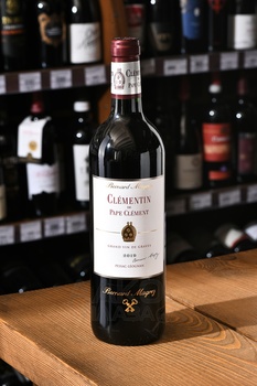 Le Clementin Rouge du Pape Clement Pessac-Leognan - вино Клементен дю Пап Клеман Пессак-Леоньян 2019 год 0.75 л красное сухое