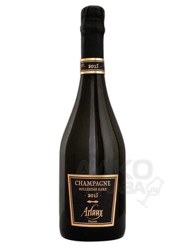 Champagne Arlaux Brut Millesime Rare - шампанское Шампань Арло Брют Миллезим Рар брют белое 0.75 л