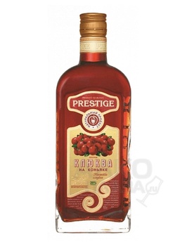 Настойка Престиж Клюква на коньяке 0.5 л