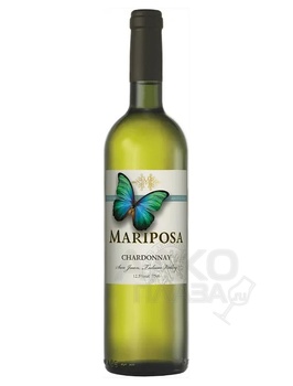 Mariposa Chardonnay - вино Марипоса Шардоне белое сухое 0.75 л