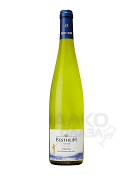 Bestheim Riesling des Chasseurs de Lune - вино Бестхайм Рислинг де Шассёр де Люн белое сухое 0.75 л