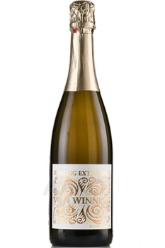 Pfalz Von Winning Riesling In Deidesheim Extra Brut - игристое вино Пфальц Фон Виннинг Рислинг Ин Дайдесхайм Экстра Брют 0.75 л