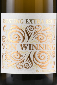 Pfalz Von Winning Riesling In Deidesheim Extra Brut - игристое вино Пфальц Фон Виннинг Рислинг Ин Дайдесхайм Экстра Брют 0.75 л