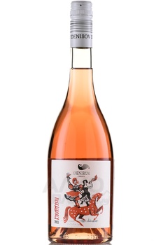 Вино Денисов Барыня 0.75 л розовое сухое