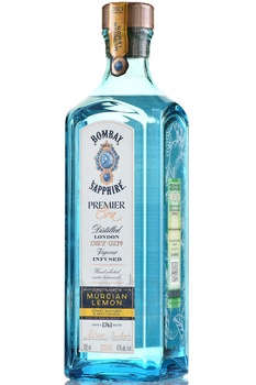 Bombay Sapphire Premier Cru Murcian Lemon - джин Бомбей Сапфир Премье Крю Мерсиан Лемон 0.7 л