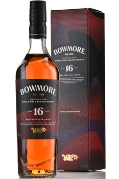 Bowmore 16 Years Old Ruby Port Cask Finish - виски Боумор Руби Порт Каск Финиш 16 лет 0.7 л в п/у