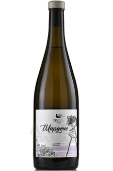 Вино Шардоне ГКФХ Денисова Т.Н. 0.75 л белое сухое