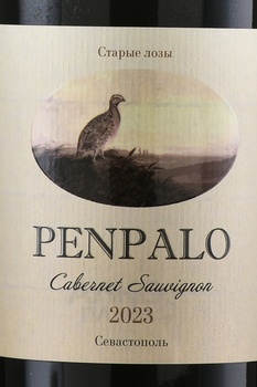 Вино Каберне Совиньон ТЗ ПенПало 0.75 л красное сухое