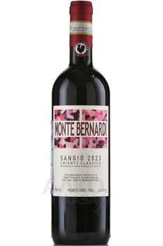 Monte Bernardi Sangio Chianti Classico DOCG - вино Монте Бернарди Санджио Кьянти Классико ДОКГ 0.75 л красное сухое