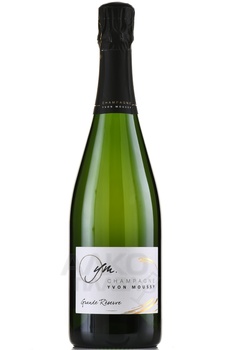 Yvon Moussy Grande Reserve - шампанское Ивон Мусси Гран Резерв 0.75 л белое брют