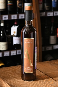Chateau de Rombeau Rivesaltes Ambre - вино ликерное Шато Ромбо Ривзальт Амбре 0.5 л