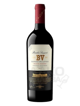 Bolle Vinyard George de Latour Private Reserve - вино Больё Виньярд Джордж де Латур Прайвет Резерв Каберне Совиньон сухое красное 75 л