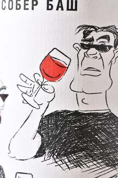 Вино Трезвая голова Каберне Фран+Каберне Совиньон 0.75 л красное сухое