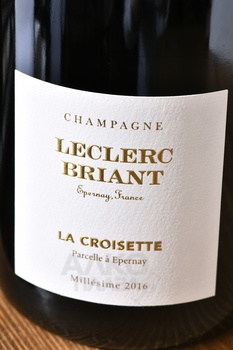 Leclerc Briant La Croisette Millesime - шампанское Леклер Бриант Ля Круазетт Миллезим 2016 год 0.75 л белое экстра брют в д/у