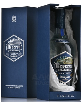 Jose Cuervo Platino Reserva de la Familia - текила Хосе Куэрво Платино Резерва де ла Фамилия 0.75 л
