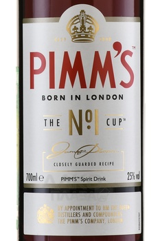 Pimm’s No 1 Cup - ликер Пиммс Номер 1 Кап 0.7 л