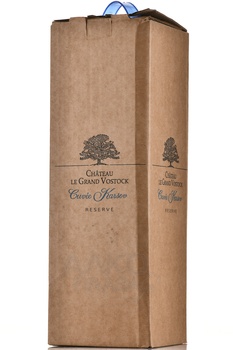 Chateau le Grand Vostock Cuvee Karsov Reserve - вино Шато ле Гран Восток Кюве Карсов Резерва 1.5 л белое сухое в п/у