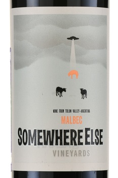 Somewhere Else Malbec - вино Самвэа Элс Мальбек 0.75 л красное сухое