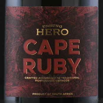 Unsung Hero Cape Ruby - портвейн Ансанг Хироу Кейп Руби 0.75 л