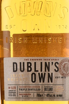 Dublin’s Own - виски Даблинс Оун 0.7 л