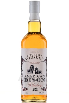 American Bison bourbon whiskey - бурбон Американский Байсн 0.7 л