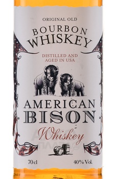 American Bison bourbon whiskey - бурбон Американский Байсн 0.7 л