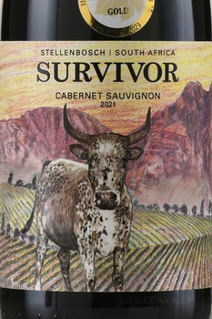Survivor Cabernet Sauvignon Van Loveren - вино Севайвор Каберне Совиньон Ван Ловерен 0.75 л красное сухое