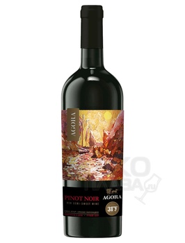 Вино Пино Нуар Агора 0.75 л красное полусладкое