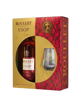 Roullet VSOP - коньяк Рулле ВСОП коньяк в п/у с бокалом 0.5 л 