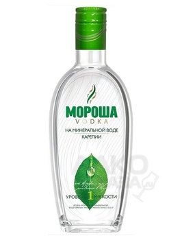 Водка Мороша на минеральной воде Карелии мягкость №1 0.25 л