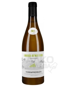 TerraPremiata Lamorosa de’Monteverde Sauvignon Marche IGT - вино ТерраПремиата Ламороса де’Монтеверде Совиньон 0.75 л белое сухое