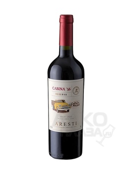 Aresti Cabina 56 Reserva Malbec - вино Арести Кабина 56 Резерва Мальбек сухое красное 0.75 л