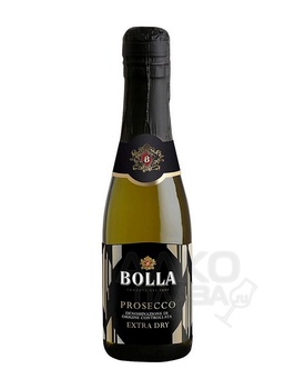 Bolla Prosecco Extra Dry - игристое вино Просекко Болла Экстра Драй белое сухое 0.2 л