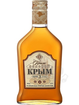 Коньяк Золотой Крым 3 года 0.25 л