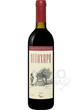Ashamta Attachara - вино Ашамта Аттахара 0.7 л красное полусладкое