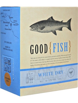 Good Fish - вино Гуд Фиш 3 л белое сухое