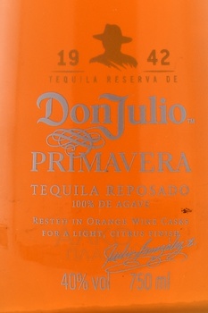 Don Julio 1942 Primavera Reposado - текила Дон Хулио 1942 Примавера Репосадо 0.75 л в п/у