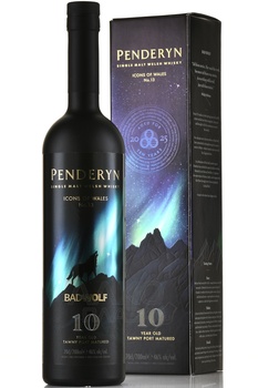 Penderyn Bad Wolf 10 Years - виски Пендерин Бэд Волф 10 лет 0.7 л в п/у
