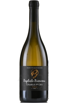 Baptiste Bienvenu Chablis 1-er Cru Vaillons - вино Баптист Бьенвеню Премье Крю Шабли Вайон 0.75 л белое сухое