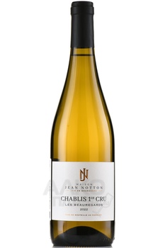 Maison Jean Notton Chablis 1er Cru Les Beauregards - вино Мезон Жан Ноттон Премье Крю Шабли Ле Боргар 0.75 л белое сухое