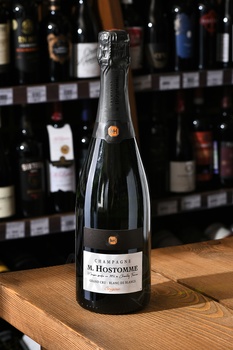 M. Hostomme Origine Blanc de Blancs Grand Cru - шампанское М.Остом Орижин Блан де Блан Гран Крю 0.75 л белое брют