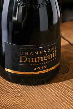 Champagne Dumenil Special Club - шампанское Шампань Дюмениль Спешиал Клаб 0.75 л белое брют