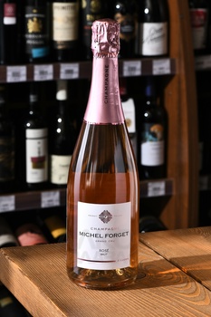Champagne Michel Forget Rose Grand Cru - шампанское Шампань Мишель Форже Розе Гран Крю 0.75 л розовое брют
