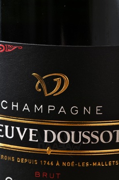 Champagne Veuve Doussot Grande Cuvee шампанское Шампань Вёв Дуссо Гран Кюве 0.75 л белое брют