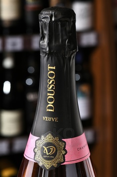 Champagne Veuve Doussot Tendresse Rose Brut - шампанское Шампань Вёв Дуссо Тендресс Розе Брют 0.75 л брют розовое