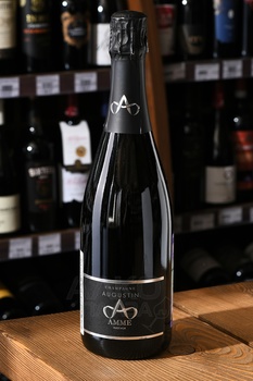 Champagne Augustin Amme Pinot Noir - шампанское Шампань Августин Амме Пино Нуар 0.75 л белое экстра брют