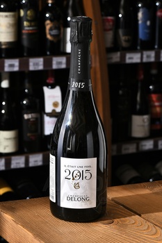 Champagne Delong Marlene Il Etait Une Fois - шампанское Шампань Делонг Марлен Иль Этэ Юн Фуа 0.75 л белое брют