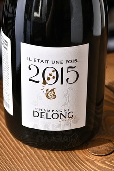 Champagne Delong Marlene Il Etait Une Fois - шампанское Шампань Делонг Марлен Иль Этэ Юн Фуа 0.75 л белое брют