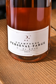 Champagne Perseval-Farge С. de Rose - шампанское Шампань Персеваль-Фарж К. де Розе 2017 год 0.75 л брют розовое